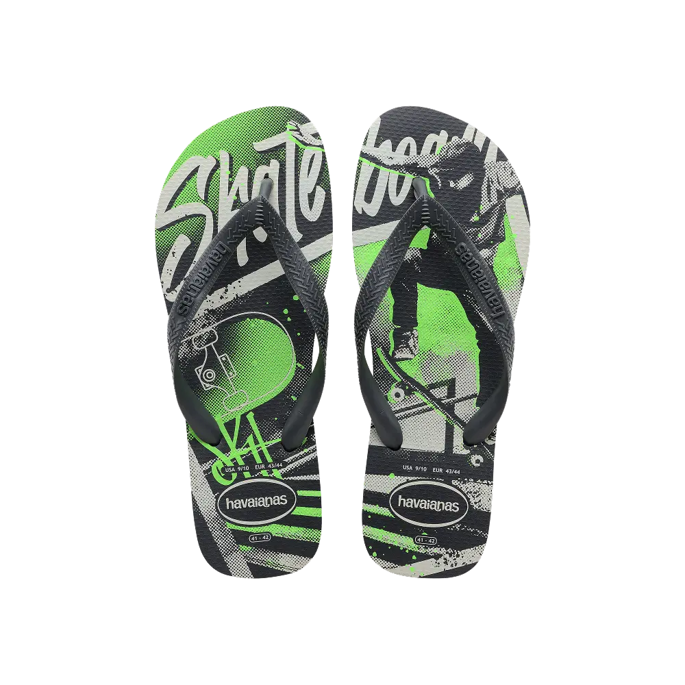 【havaianas 哈瓦仕】拖鞋 Top Athletic (4141348-0074U)/ 綠色/ 39/40