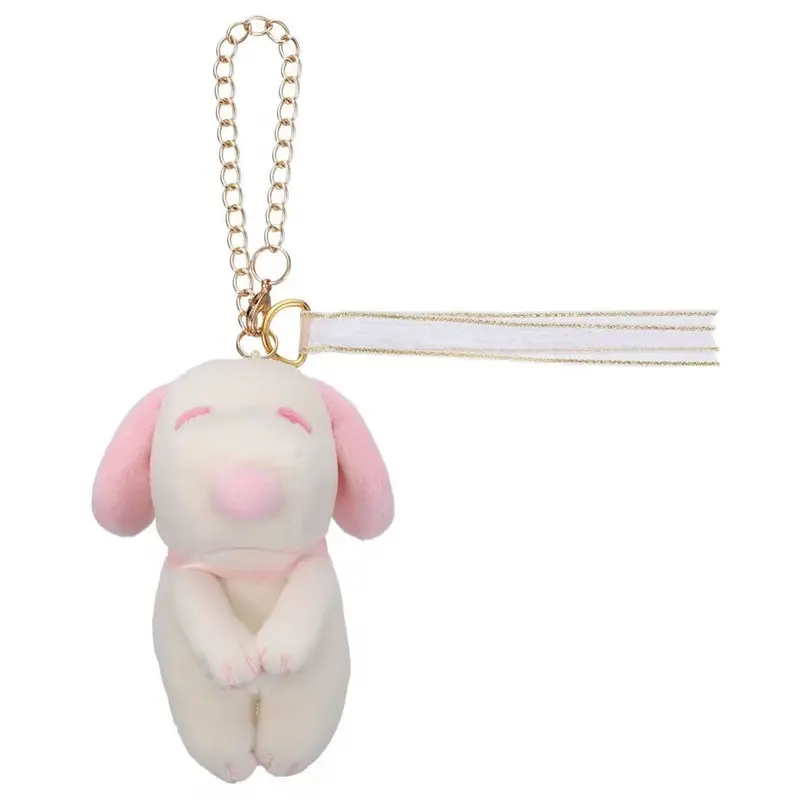 TAKARA TOMY PEANUTS巧克力系列坐坐公仔吊飾/ 白巧克力草莓