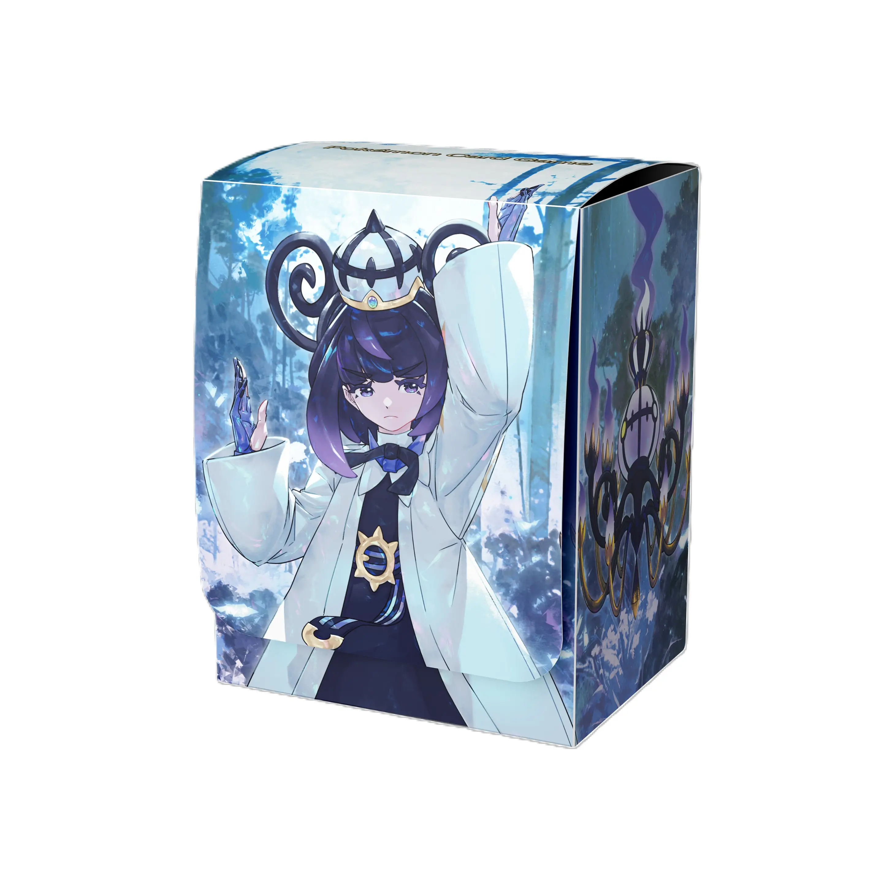 PTCG寶可夢集換式卡牌遊戲/ 寶可夢造型卡盒/ 沐淨&超級水晶燈火靈/ M5