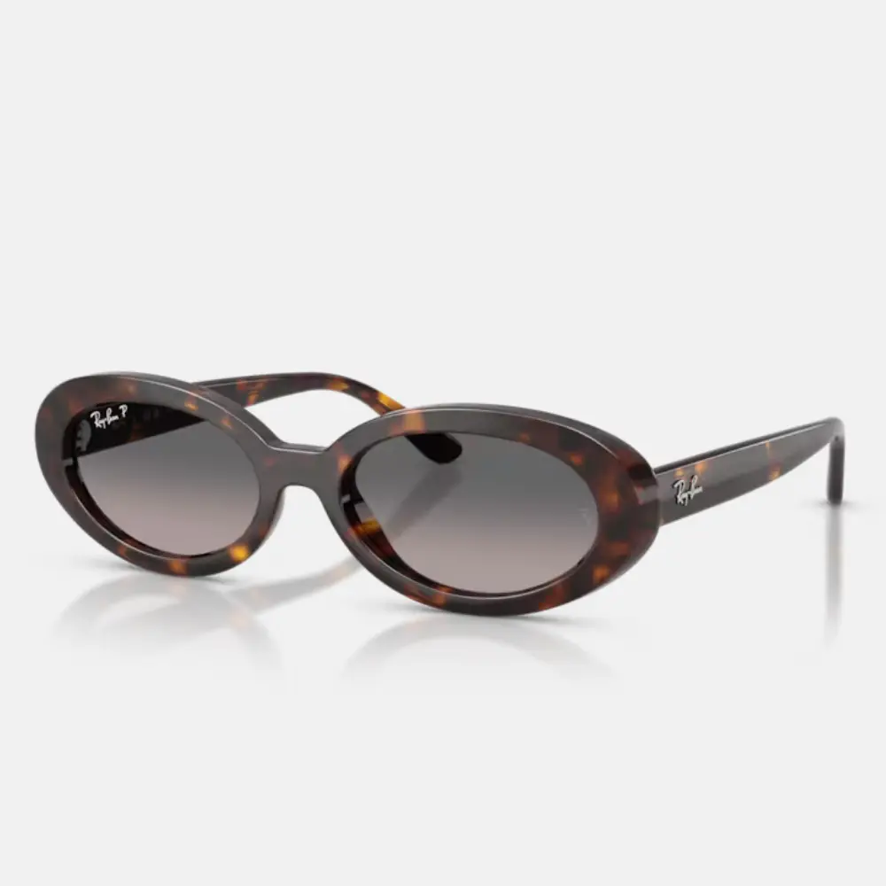 Ray Ban｜RB2223F-902/M3 橢圓膠框偏光太陽眼鏡/ 公司貨