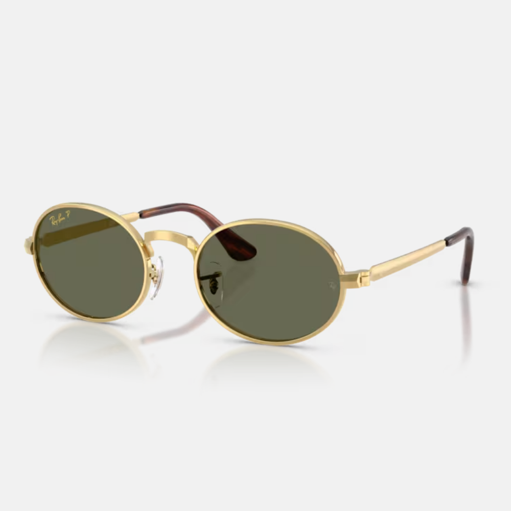 Ray Ban｜RB3931-001/58 A$AP ROCKY系列 橢圓金屬偏光太陽眼鏡/ 公司貨