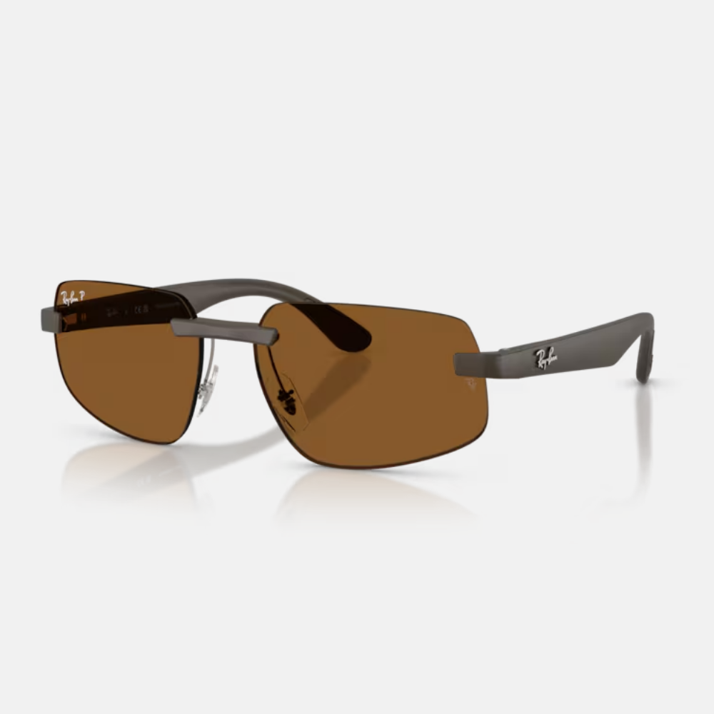 Ray Ban｜RB4475CH-6124BB 不規則無框偏光Chromance太陽眼鏡/ 公司貨