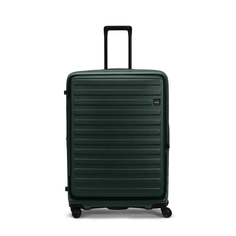 【LOJEL】CUBO 30吋前開擴充 防盜拉鍊拉桿箱/ 森林綠
