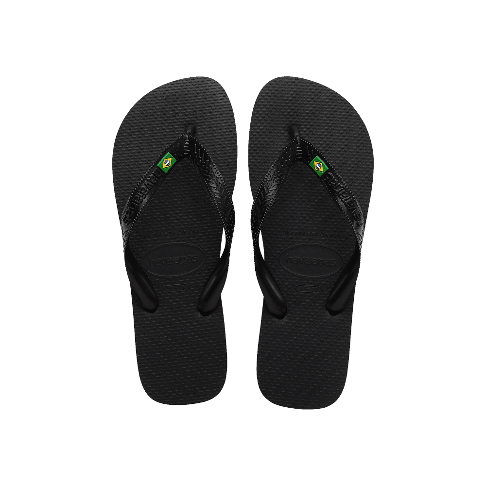 【havaianas 哈瓦仕】拖鞋 Brasil (4000032-0090M)/ 黑色/ 39/40