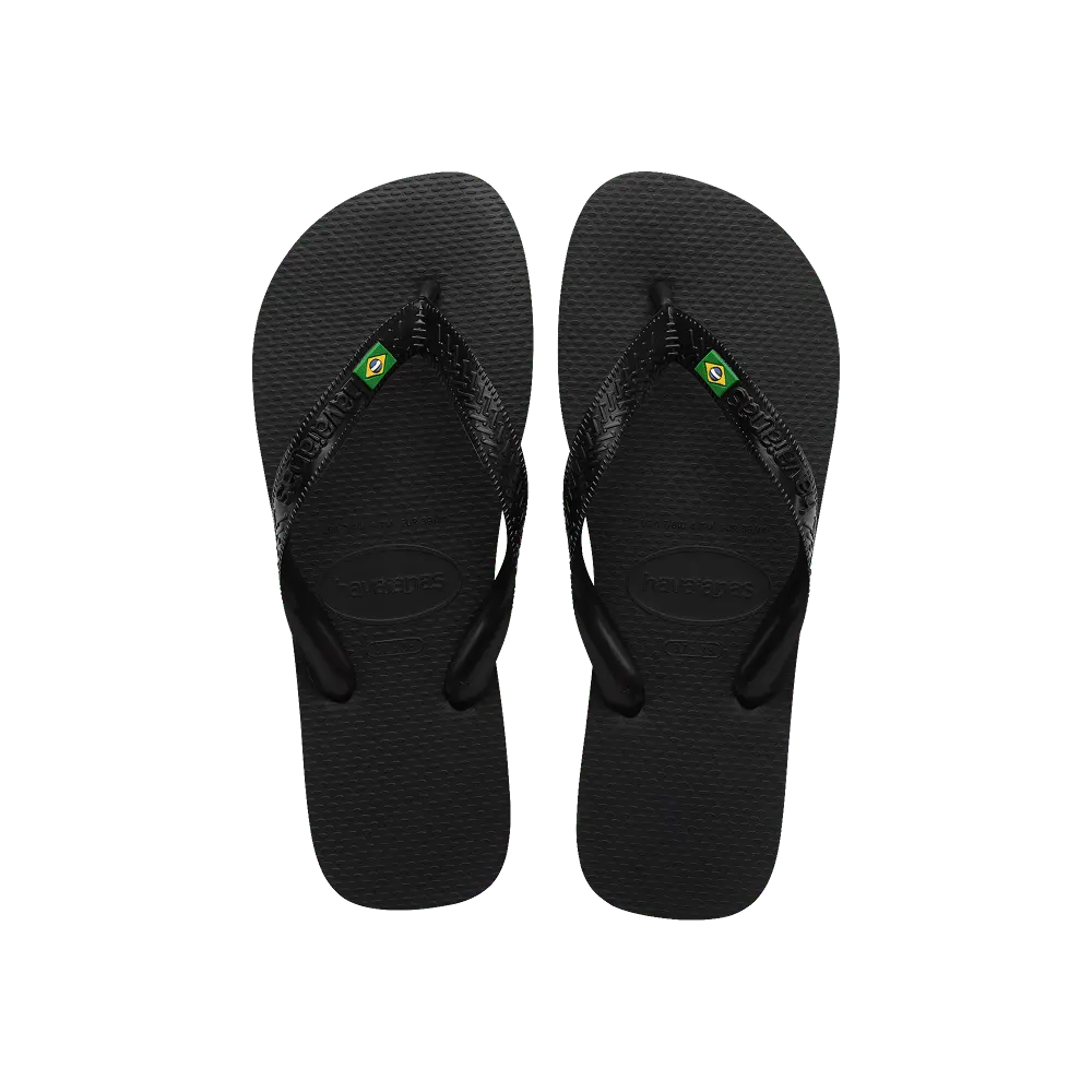 【havaianas 哈瓦仕】拖鞋 Brasil (4000032-0090M)/ 黑色/ 43/44