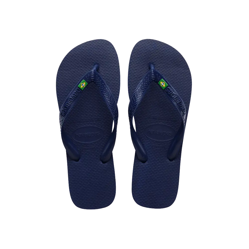 【havaianas 哈瓦仕】拖鞋 Brasil (4000032-0555M)/ 海軍藍/ 39/40