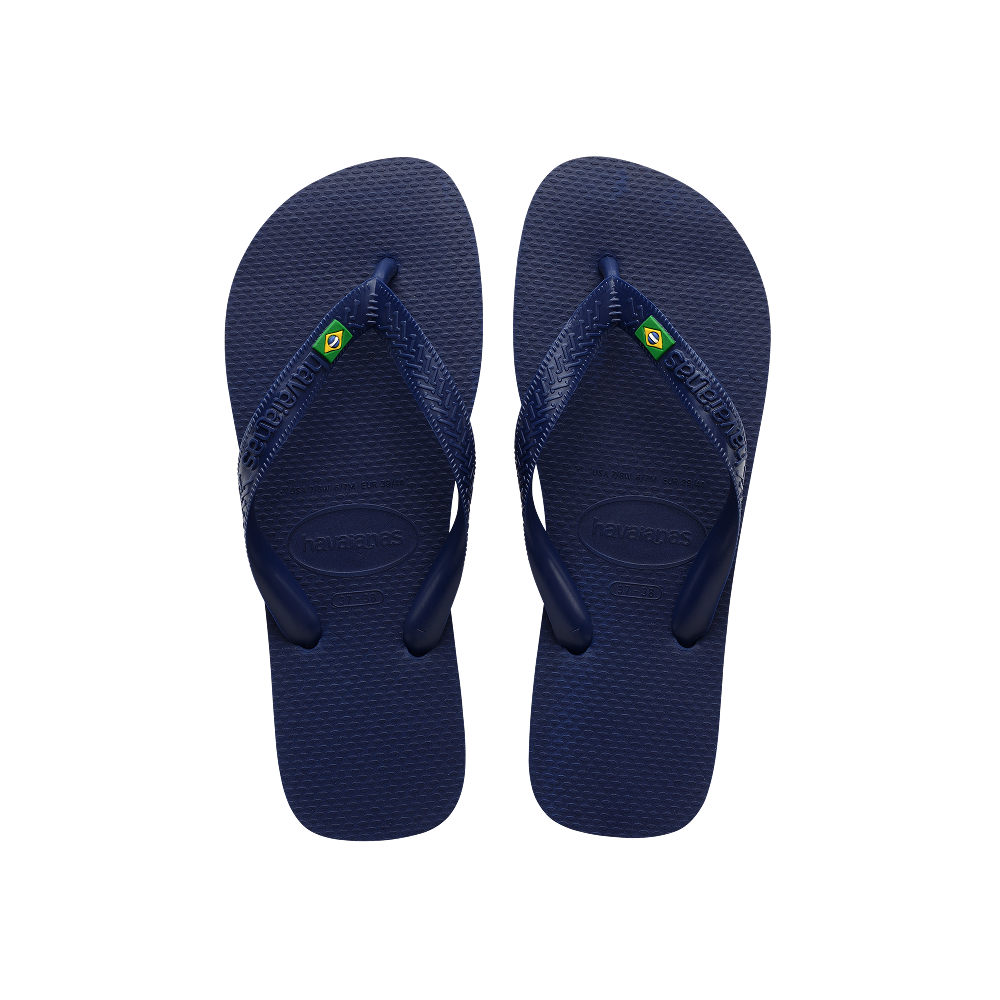 【havaianas 哈瓦仕】拖鞋 Brasil (4000032-0555M)/ 海軍藍/ 41/42