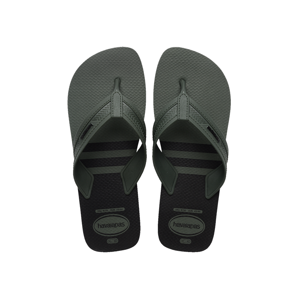 【havaianas 哈瓦仕】拖鞋 City Basic (4150268-2945M)/ 墨綠色/ 43/44