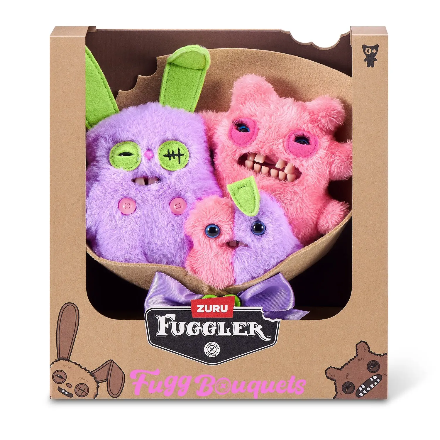 FUGGLER牙齒怪/ 花束杯秀/ 三入組/ 隨機出貨