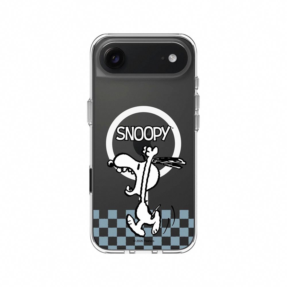 【RHINOSHIELD 犀牛盾】iPhone 系列 Clear MagSafe兼容 抗黃化透明防摔磁吸手機殼/Snoopy 史努比/吶喊/ iPhone Air/ 透明色