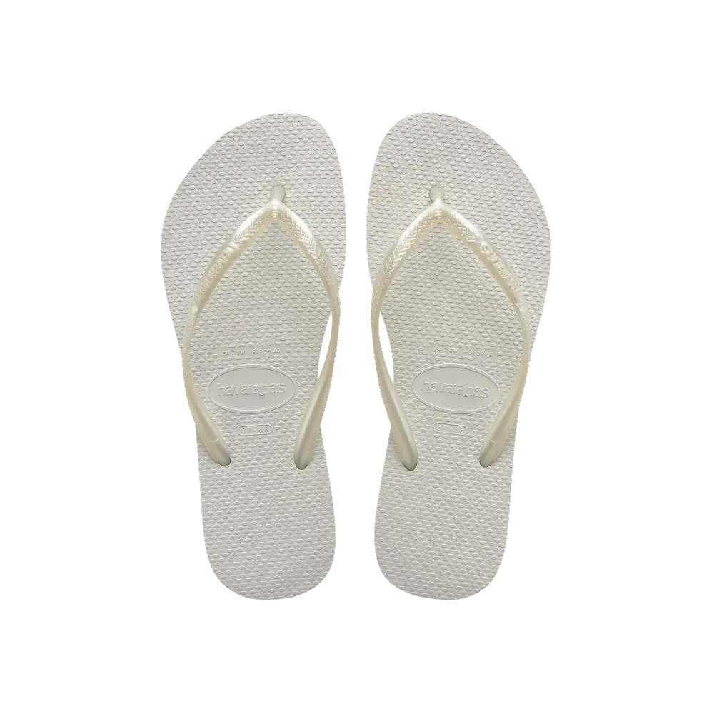 【havaianas 哈瓦仕】拖鞋 Slim (4000030-0001W)/ 白色/ 39/40