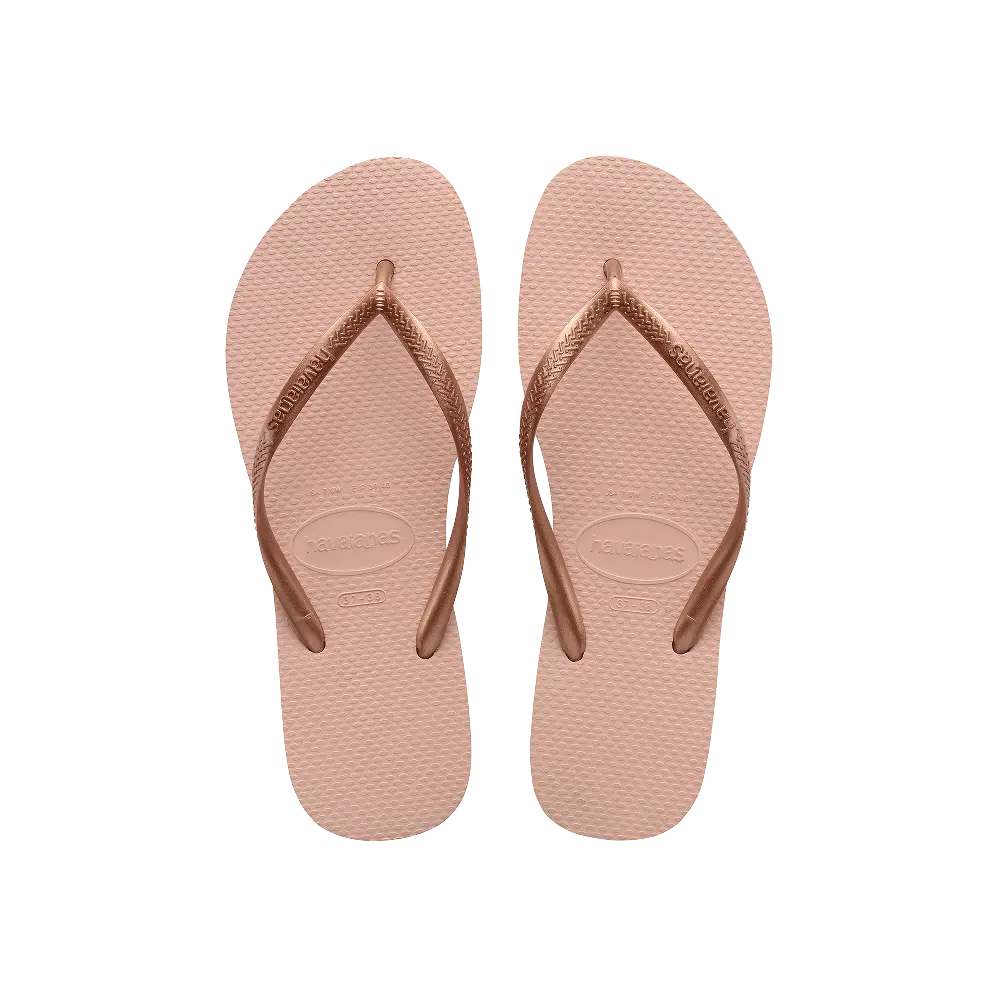 【havaianas 哈瓦仕】拖鞋 Slim (4000030-0076W)/ 粉色/ 39/40