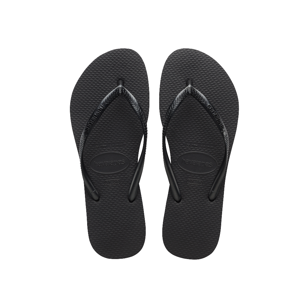 【havaianas 哈瓦仕】拖鞋 Slim (4000030-0090W)/ 黑色/ 35/36