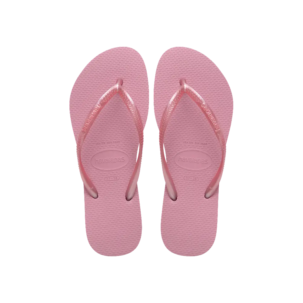 【havaianas 哈瓦仕】拖鞋 Slim (4000030-1105W)/ 粉色/ 39/40