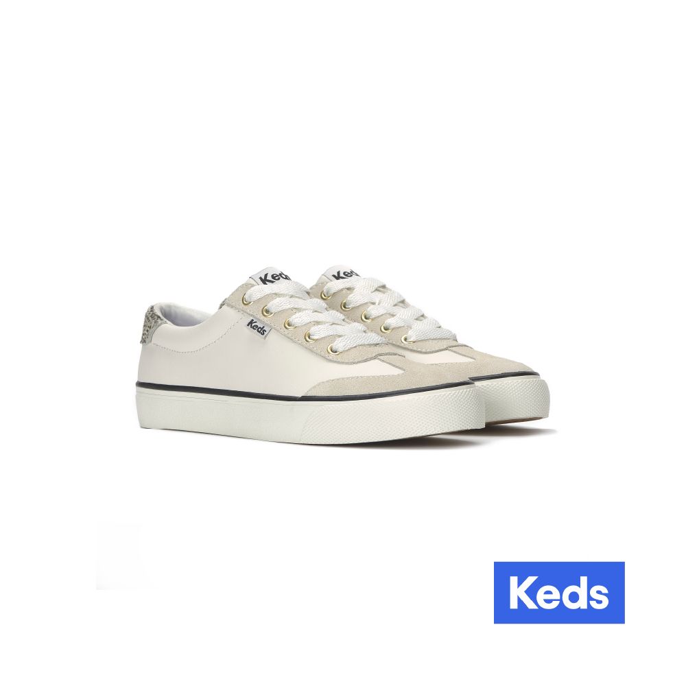 Keds JUMP KICK T-TOE 異材質皮革休閒鞋 WH68631/ US8.5(25.5CM)