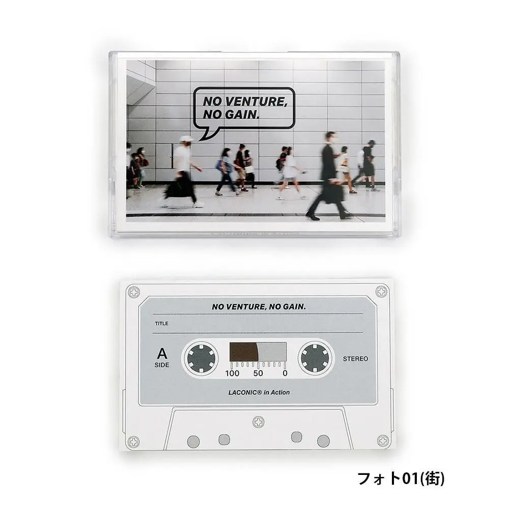 日本LACONIC in Action 卡帶造型筆記本/ 街