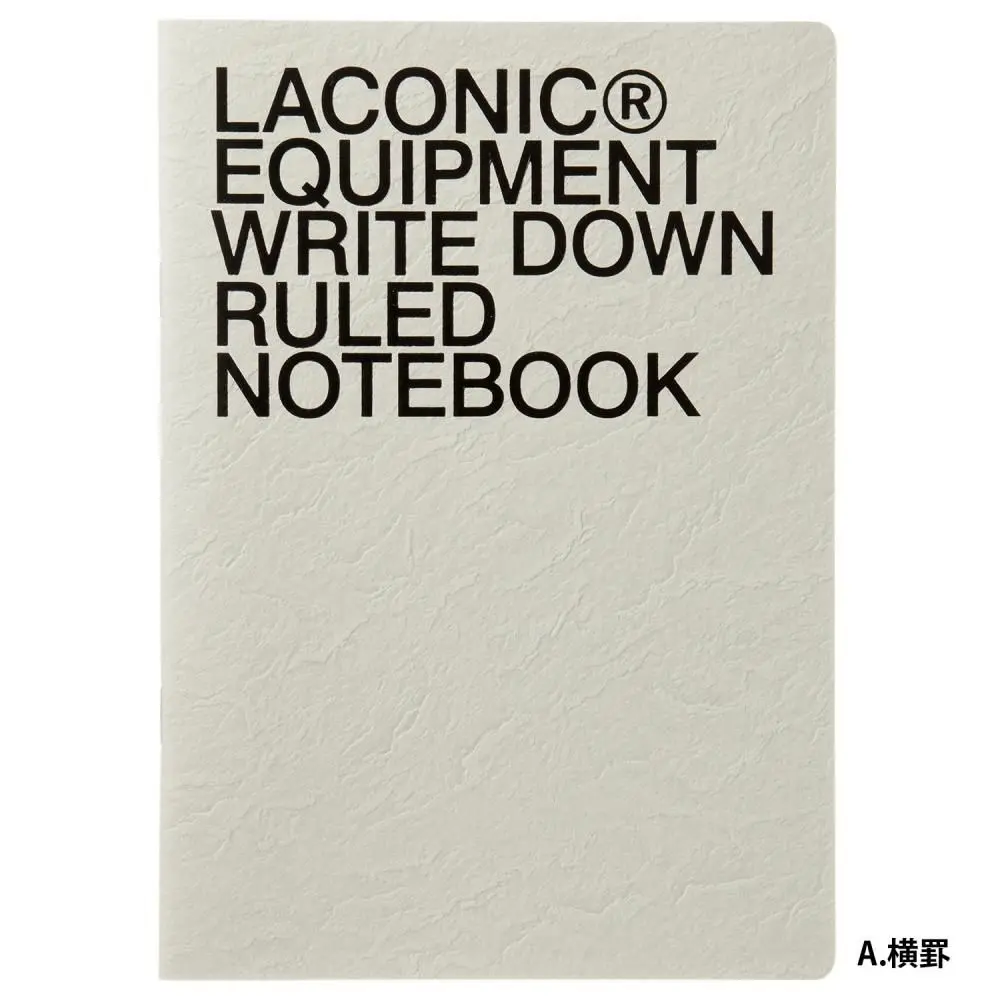 日本LACONIC CLIFF 橫線筆記本/ A5/ 淺棕