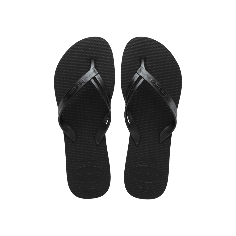 【havaianas 哈瓦仕】拖鞋 Elegance (4148801-0090W)/ 黑色/ 35/36