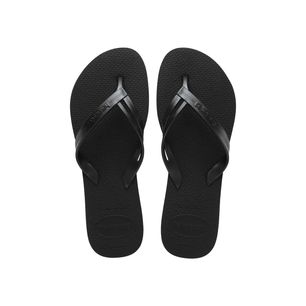 【havaianas 哈瓦仕】拖鞋 Elegance (4148801-0090W)/ 黑色/ 39/40