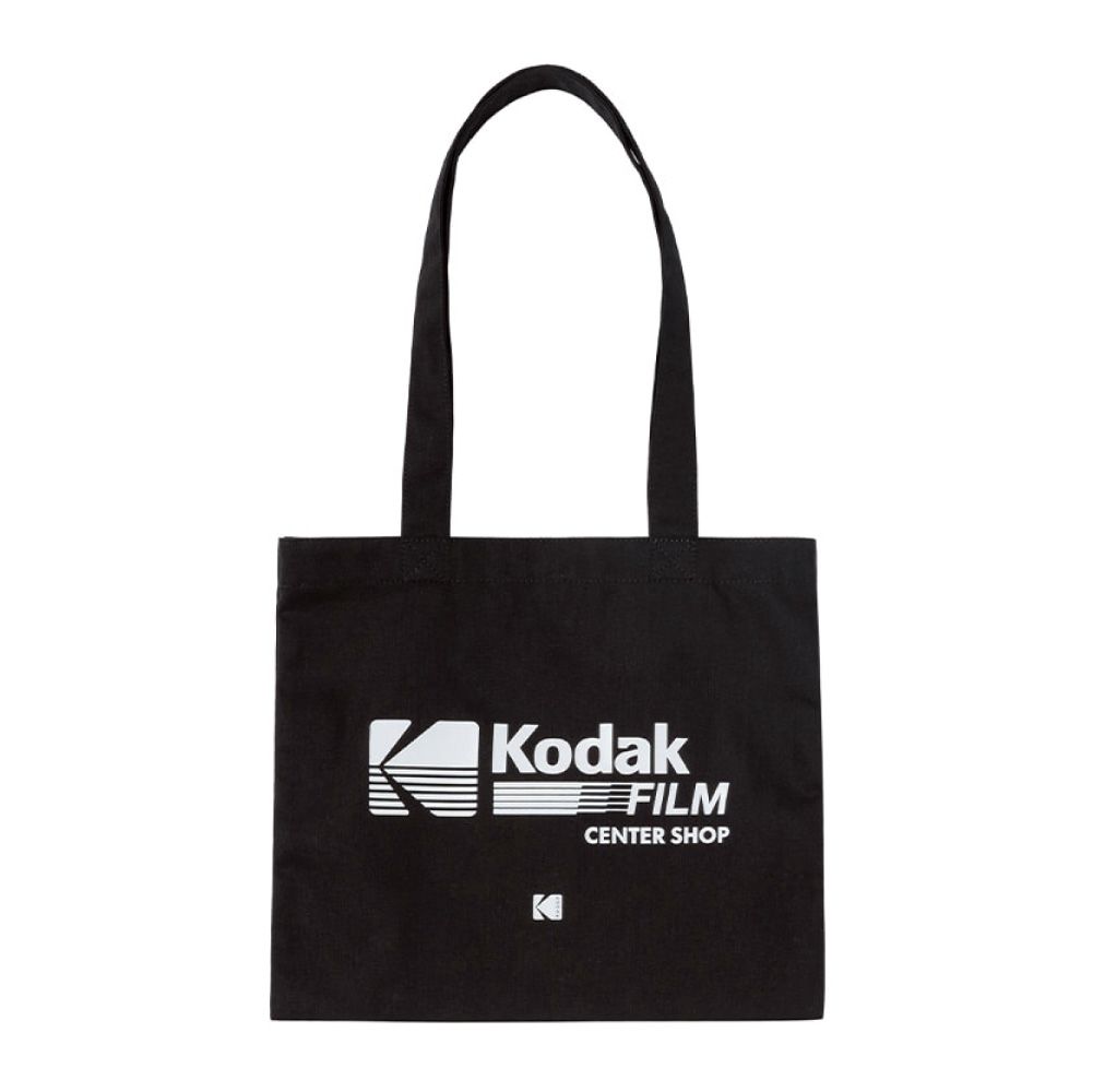 韓國 KODAK Center Shop 小型帆布托特包 黑色BLACK