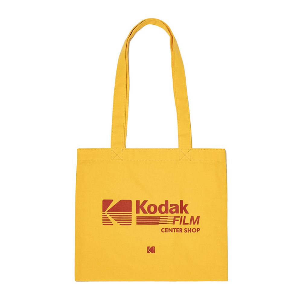 韓國 KODAK Center Shop 小型帆布托特包 黃色YELLOW