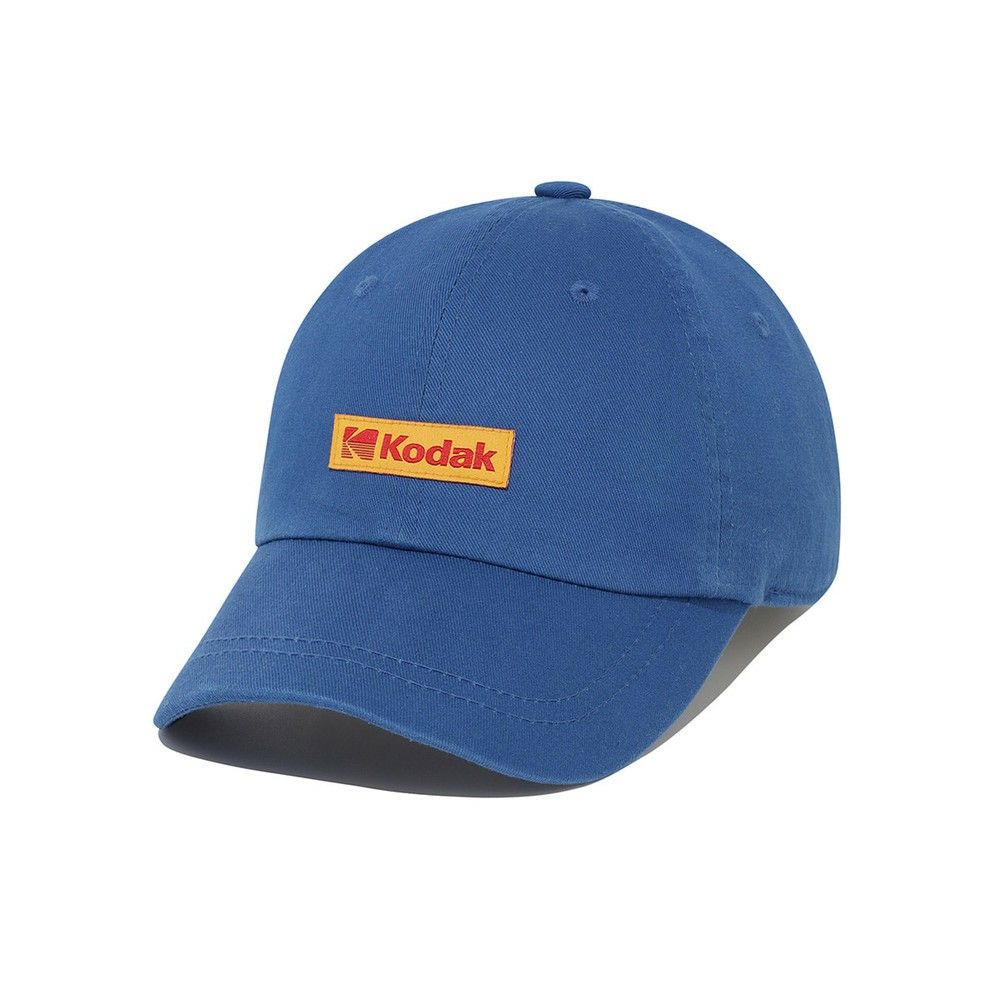 韓國 KODAK 經典配色棒球帽/ 藍色BLUE/ 預購 L-XL