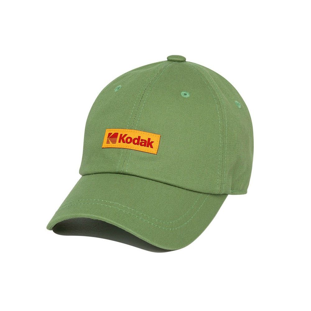 韓國 KODAK 經典配色棒球帽/ 卡其色KHAKI/ 預購 S-M