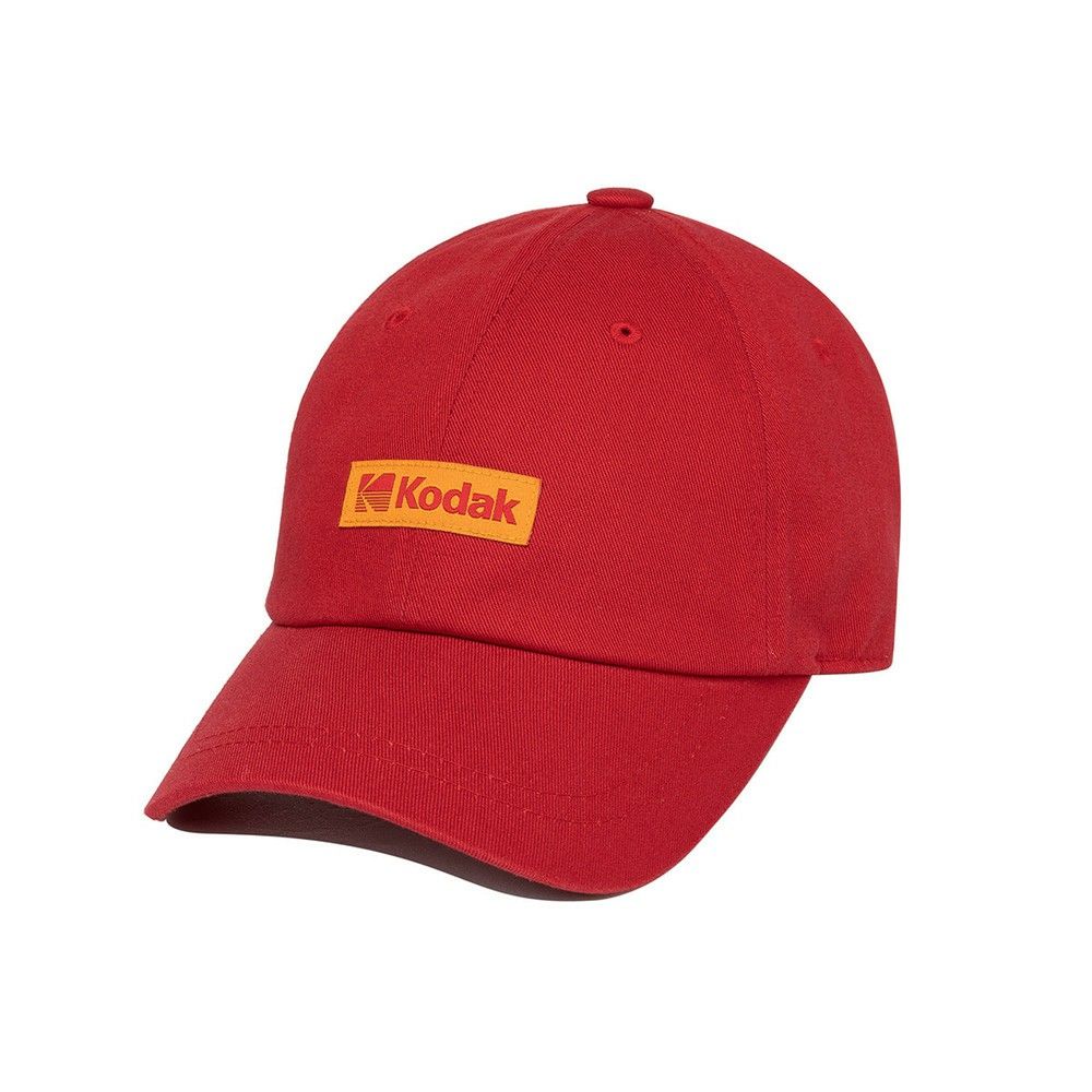 韓國 KODAK 經典配色棒球帽/ 紅色RED/ 預購 L-XL