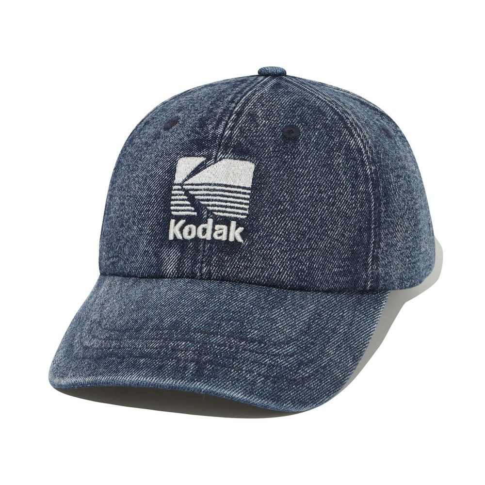 韓國 KODAK 丹寧基本款棒球帽/ 丹寧藍DENIM/ 預購 M-L