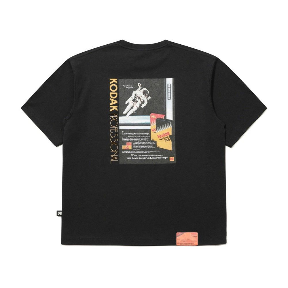 韓國 KODAK RGB Sorona機能短袖T恤/ 黑色BLACK/ 預購 M