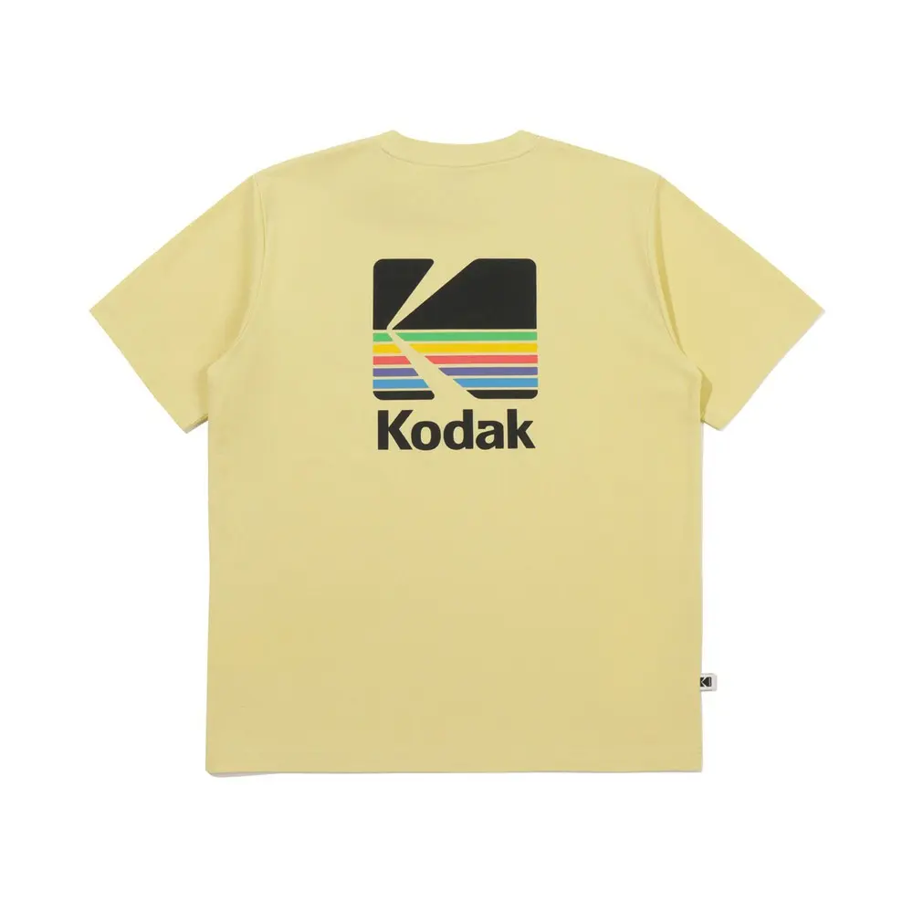 韓國 KODAK 彩虹 Sorona機能短袖T恤/ 黃色YELLOW/ 預購 M