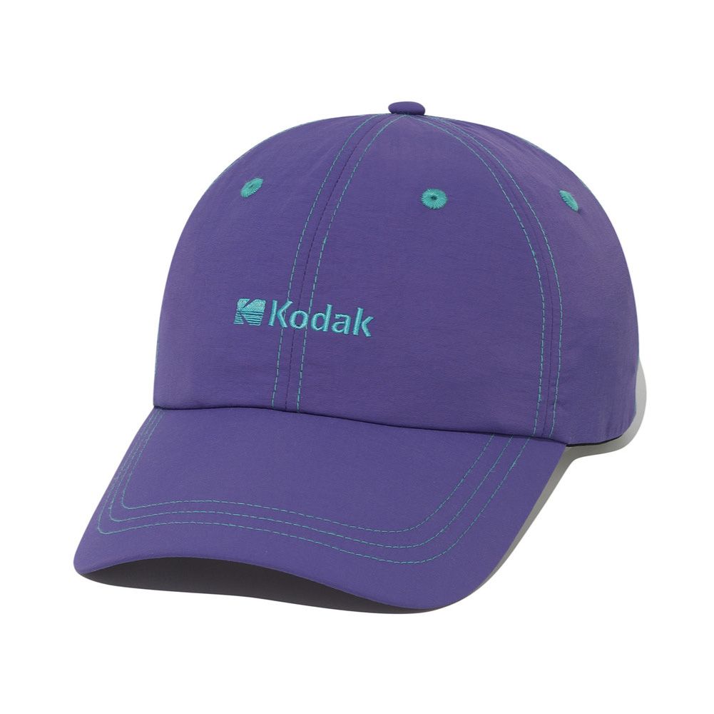 韓國 KODAK 寬版尼龍棒球帽/ 紫色PURPLE/ 預購 M-L