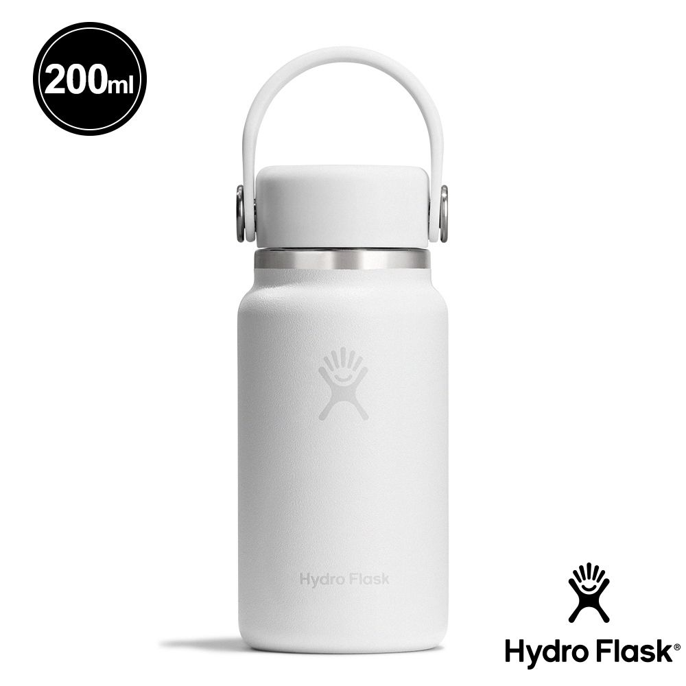 Hydro Flask 200ml迷你真空保溫瓶/ 經典白/ 新
