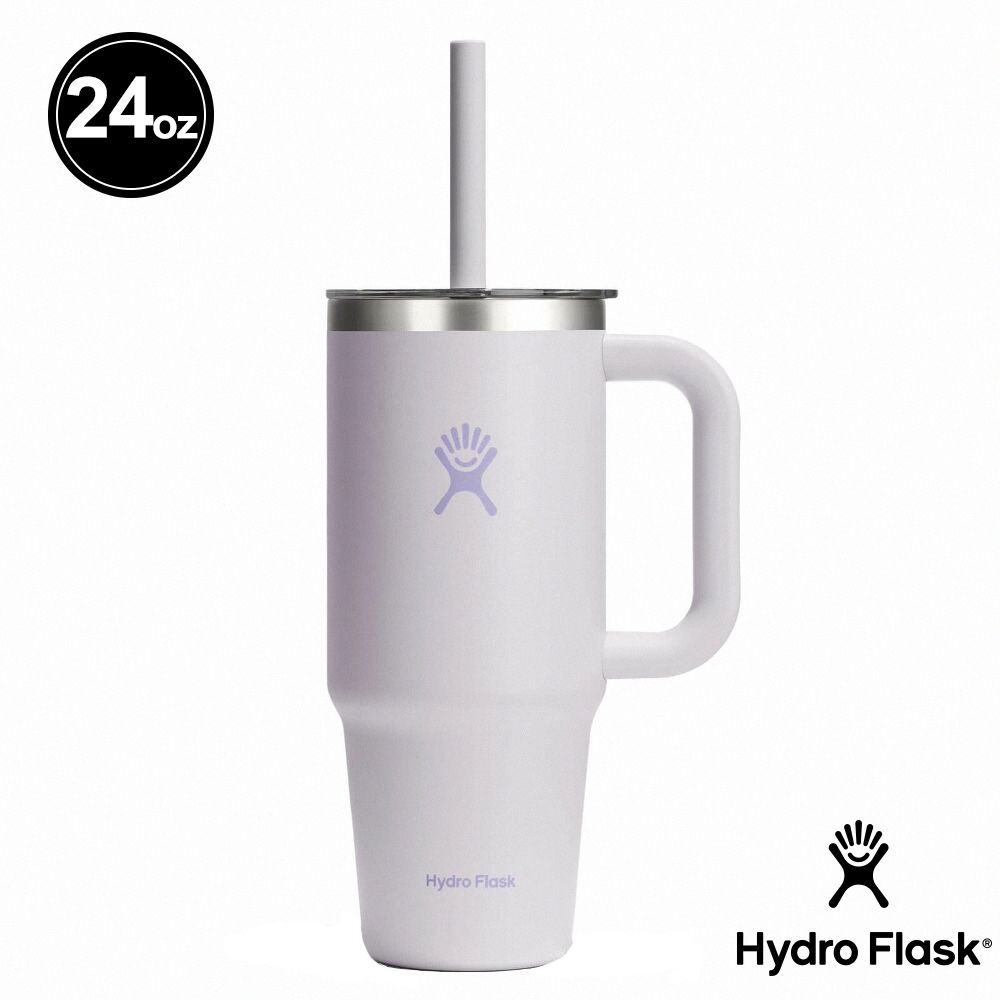Hydro Flask 24oz吸管冰霸杯/ 雲朵紫
