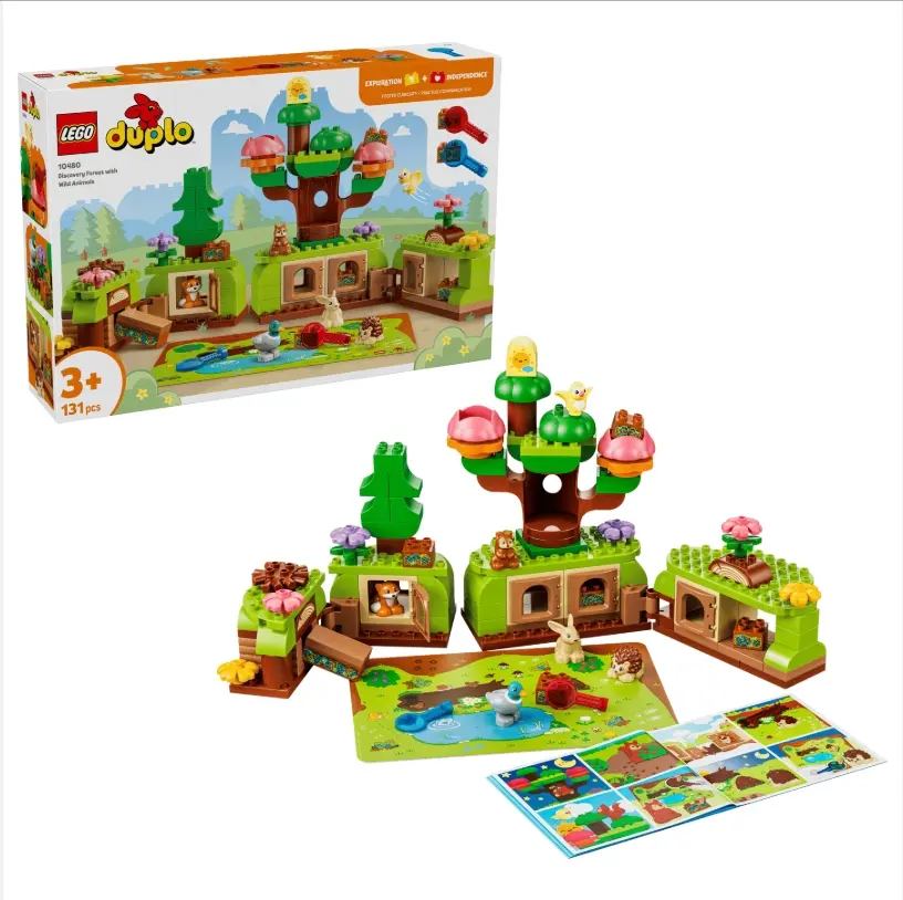 LEGO樂高積木/ 得寶/ 10480/ 森林與野生動物探索套裝