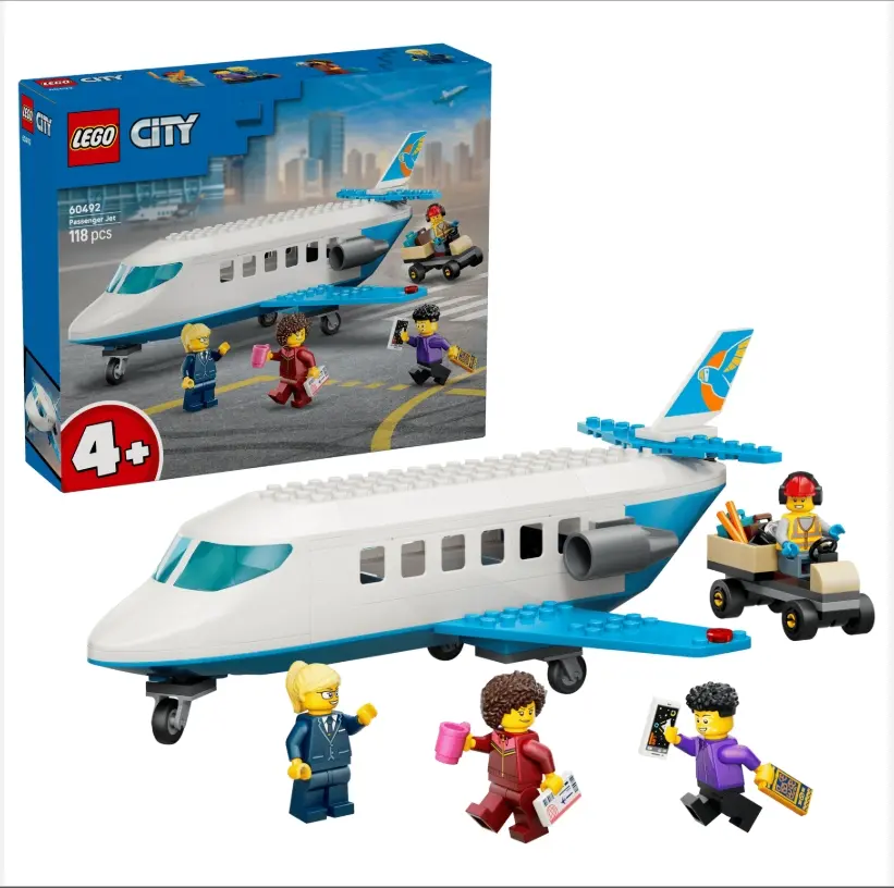 LEGO樂高積木/ CITY/ 60492/ 噴射客機