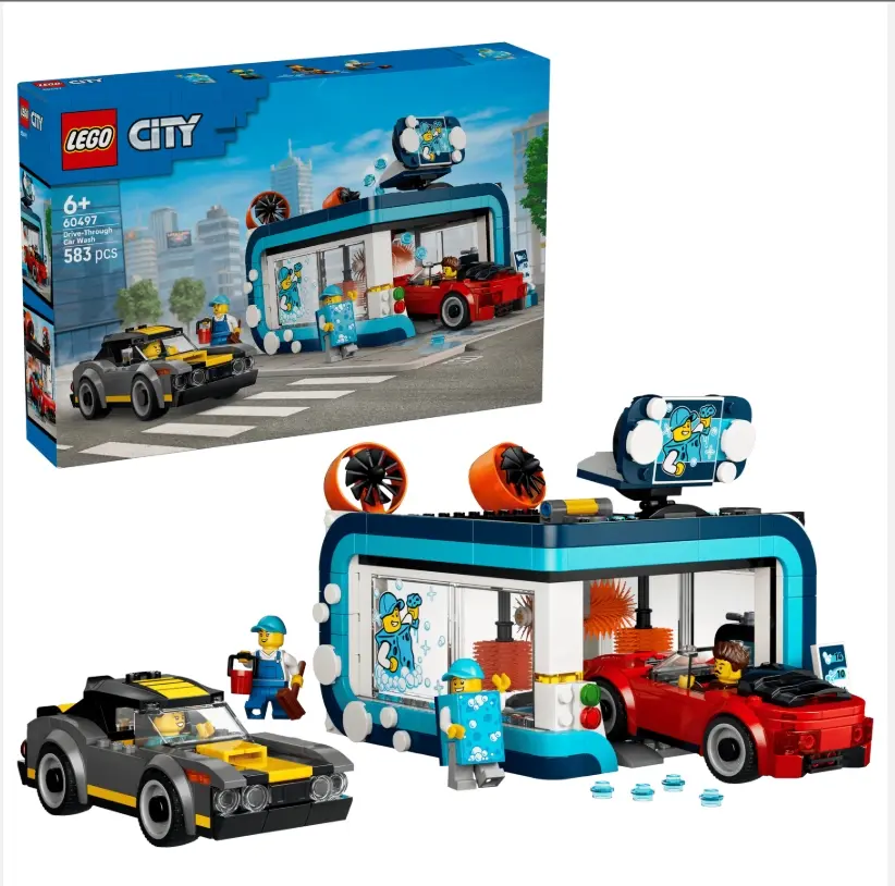 LEGO樂高積木/ CITY/ 60497/ 隧道式洗車場