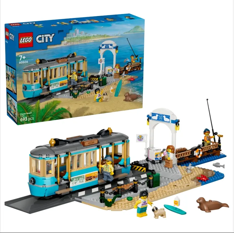LEGO樂高積木/ CITY/ 60506/ 經典海灘路面電車