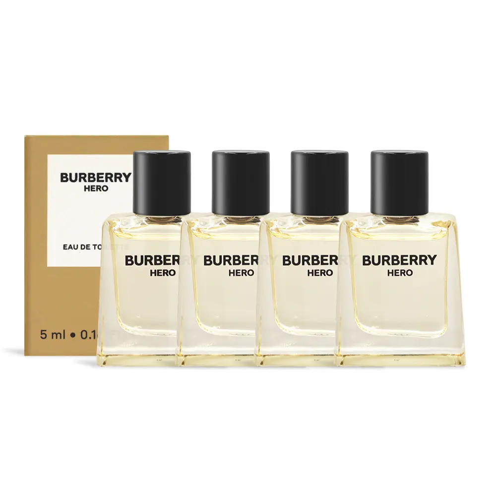 BURBERRY 英雄神話男性淡香水(5ml)X4-公司貨