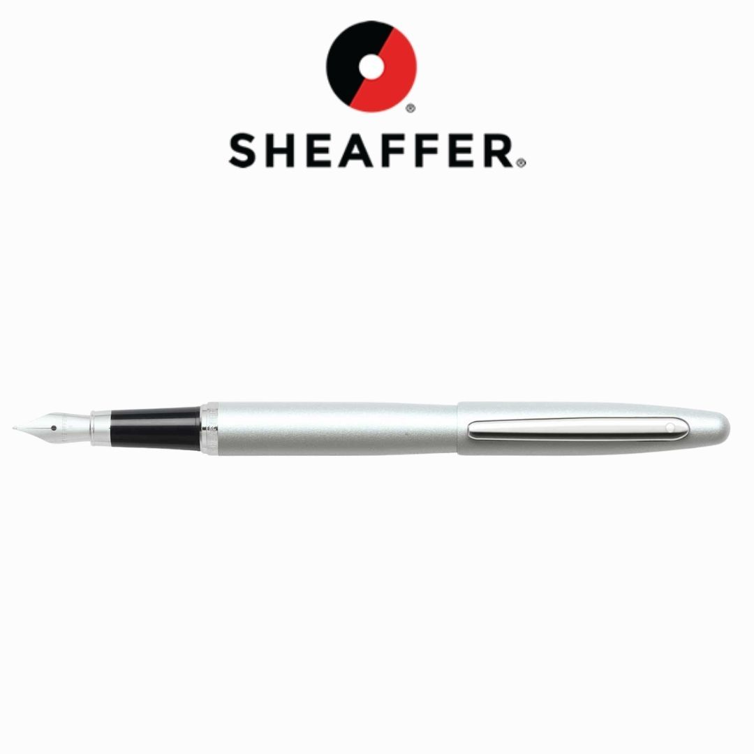 SHEAFFER VFM系列閃亮銀鋼筆/ F尖