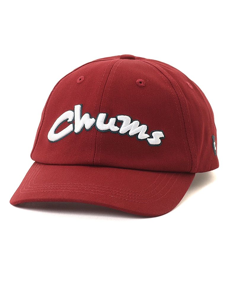 CHUMS Cap休閒帽/ 勃根地紅