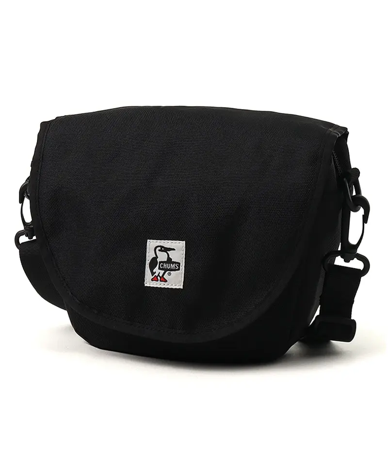 CHUMS Recycle Mini Round Shoulder Bag肩背包/ 黑色