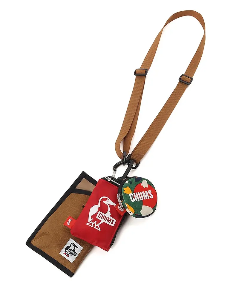 CHUMS Sling 3 Pouch Sweat Nylon3P多用途肩背包/ Big Motif