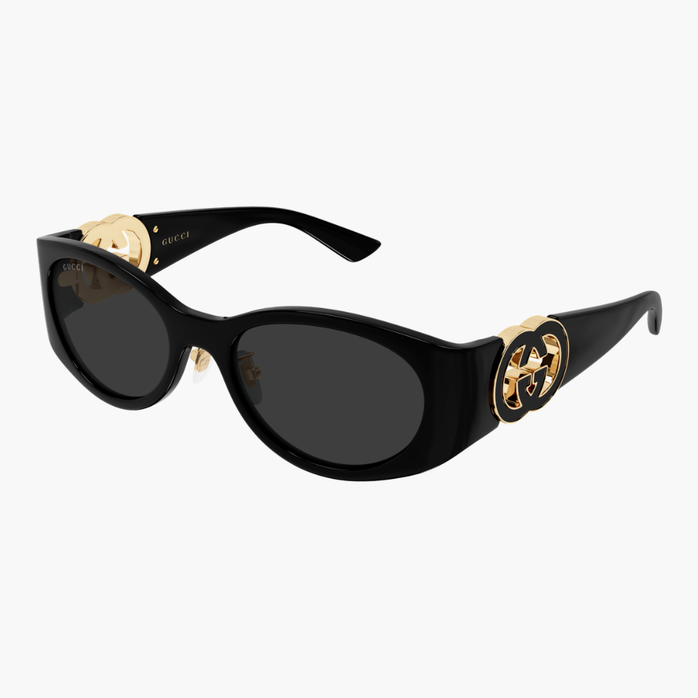 GUCCI｜GG2123SA-001 貓眼膠框太陽眼鏡/ 公司貨