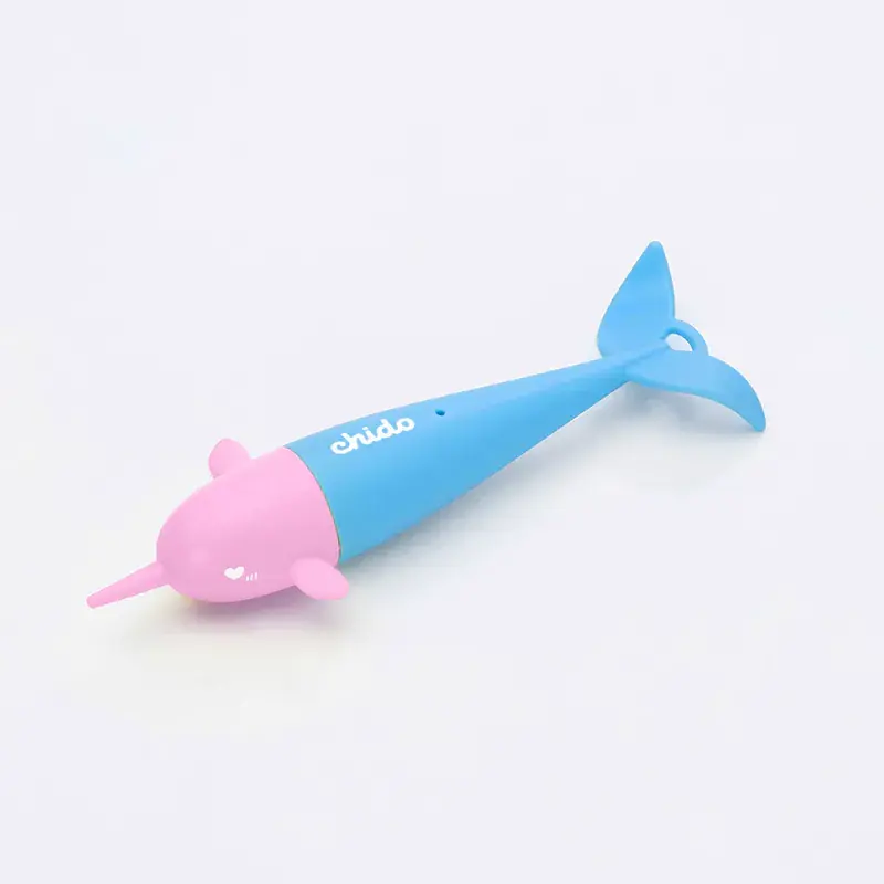 chido角鯨沉水玩具/ 單入/ DT02/ 粉藍愛心