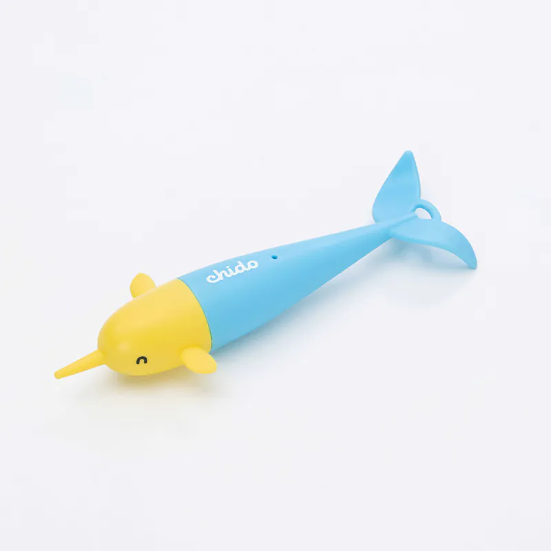 chido角鯨沉水玩具/ 單入/ DT02/ 黃藍笑眼