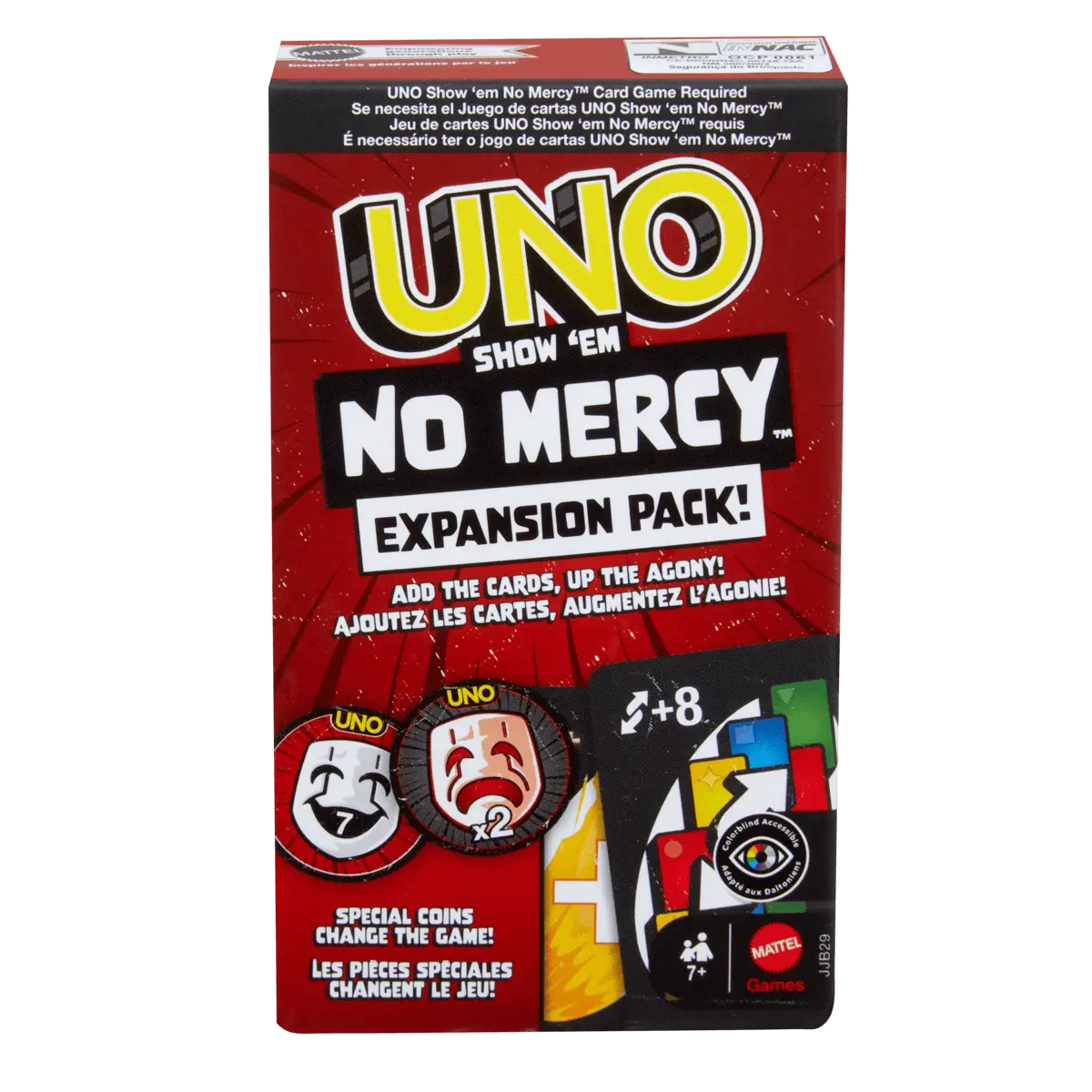 UNO卡牌遊戲/ 毫不留情擴充/ No Mercy Expansion