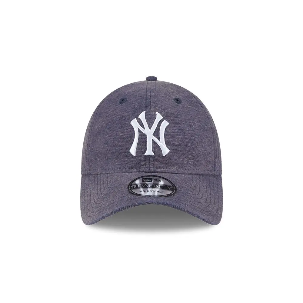 NEW ERA 920 VINTAGE CANVAS WASH棒球帽/ 紐約洋基/ 海邊藍