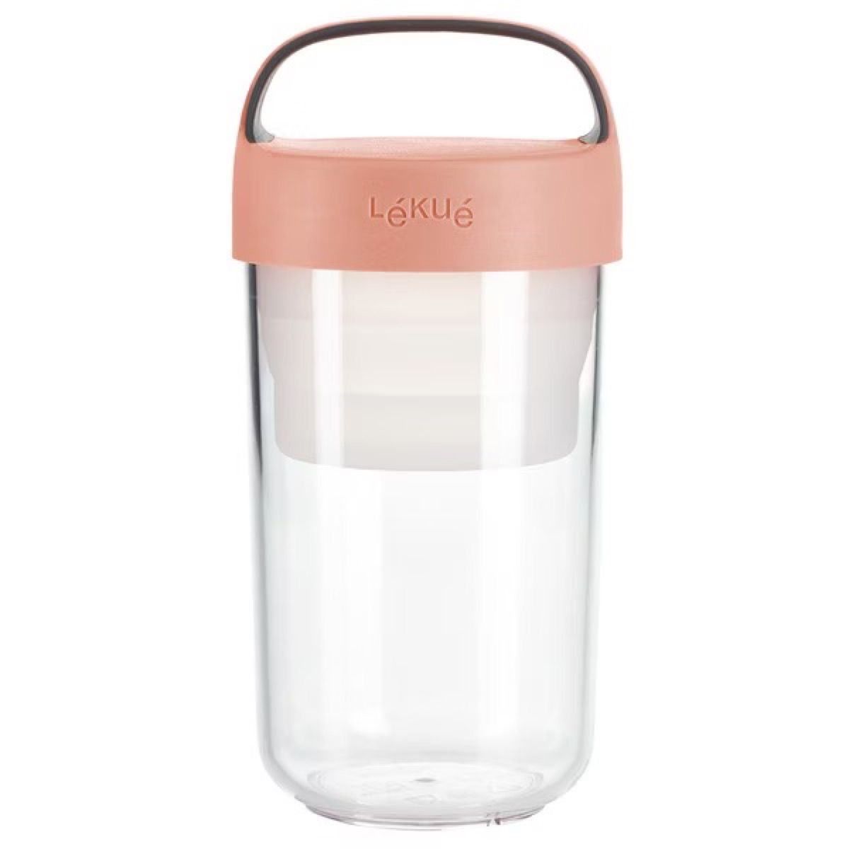 LEKUE｜ 手提式便當盒(珊瑚橘600ml)