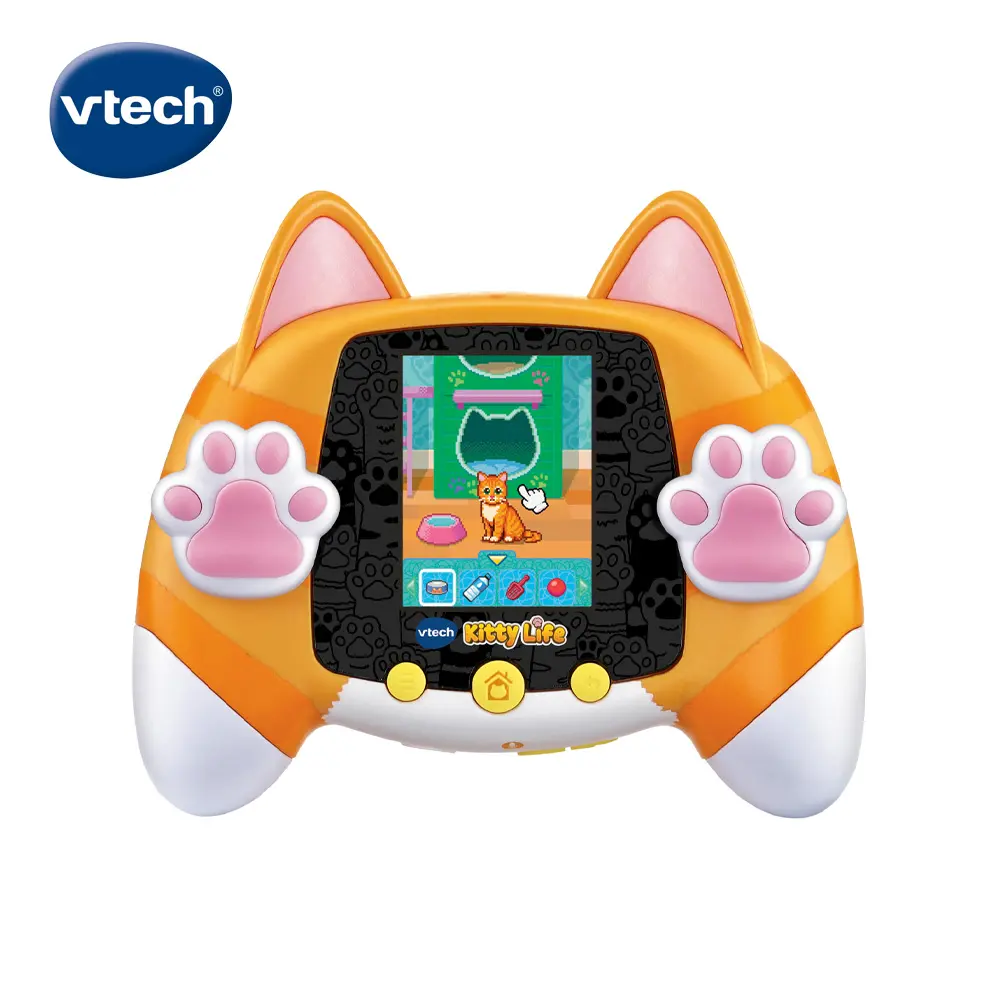 vtech貓咪寵物互動遊戲機/ 橘